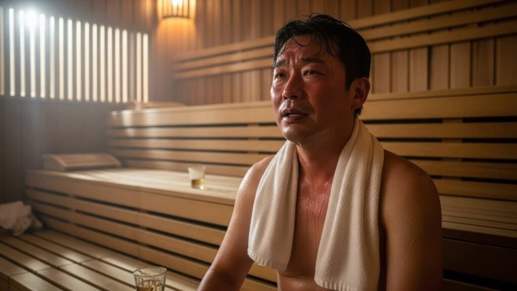 サウナ後に水風呂に入るときの注意点