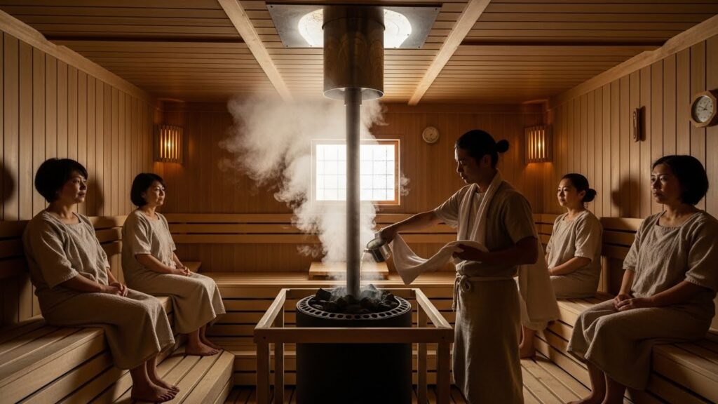 サウナのロウリュの種類