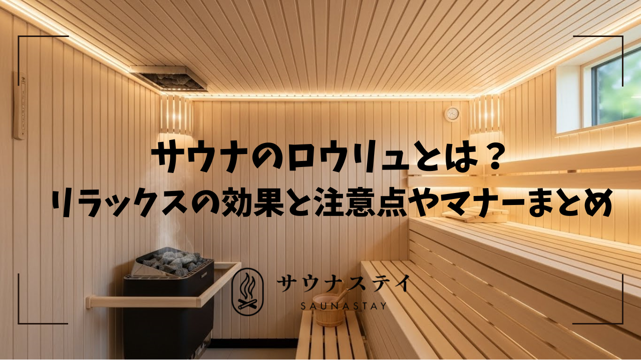 サウナのロウリュとは？リラックスの効果と注意点やマナーまとめ